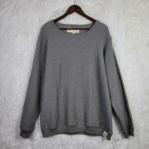 Mollusk Surf Shop Crewneck Thermal Knit Sweatshirt in Heathered Gray Size XL